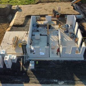 Neubau von einem Einfamilienhaus im Baugebiet Baaken, Werne