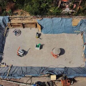 Neubau eines Einfamilienhauses mit Keller in Rünthe