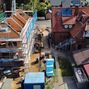 Neubau eines Einfamilienhauses mit Keller in Rünthe