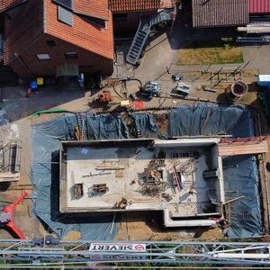 Neubau eines Einfamilienhauses mit Keller in Rünthe