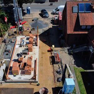 Neubau eines Einfamilienhauses mit Keller in Rünthe